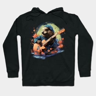 Platypus Playing Guitar Hoodie